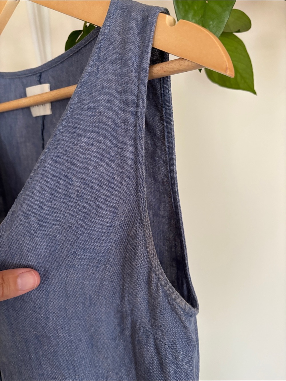 OFFON Linen Wide-leg Summer Jumpsuit - Picture 4 of 7